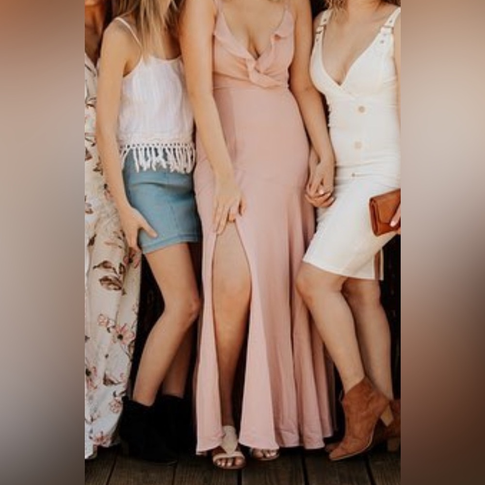 Long Pink Dress